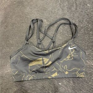 Victoria's Secret Black and Gold Sports Bra